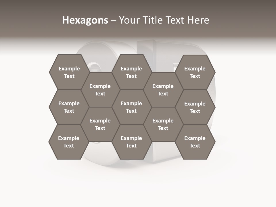 Three-Dimensional Text Solid PowerPoint Template