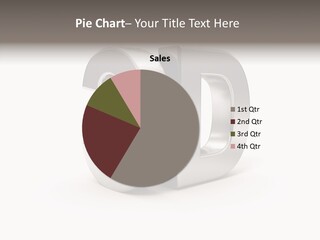 Three-Dimensional Text Solid PowerPoint Template