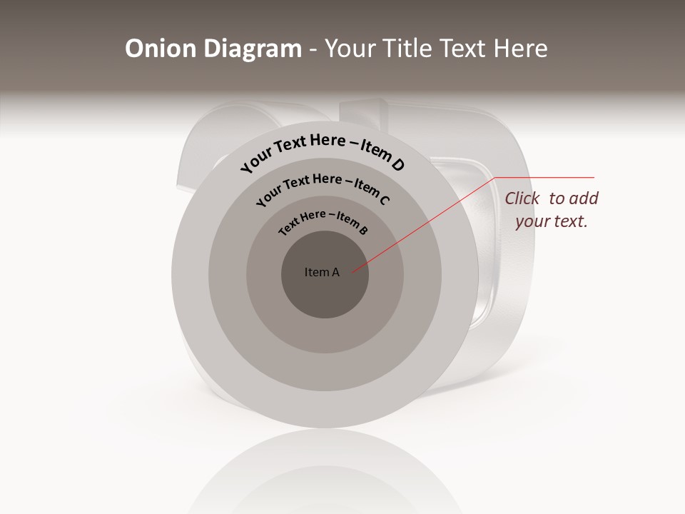 Three-Dimensional Text Solid PowerPoint Template
