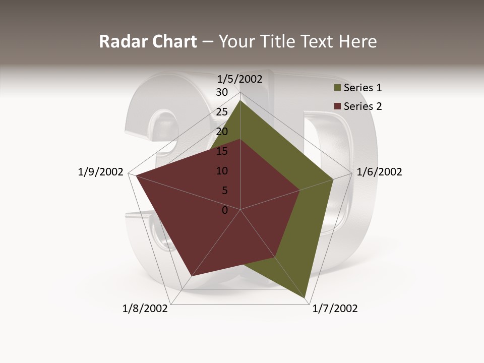 Three-Dimensional Text Solid PowerPoint Template
