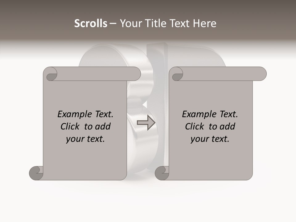 Three-Dimensional Text Solid PowerPoint Template
