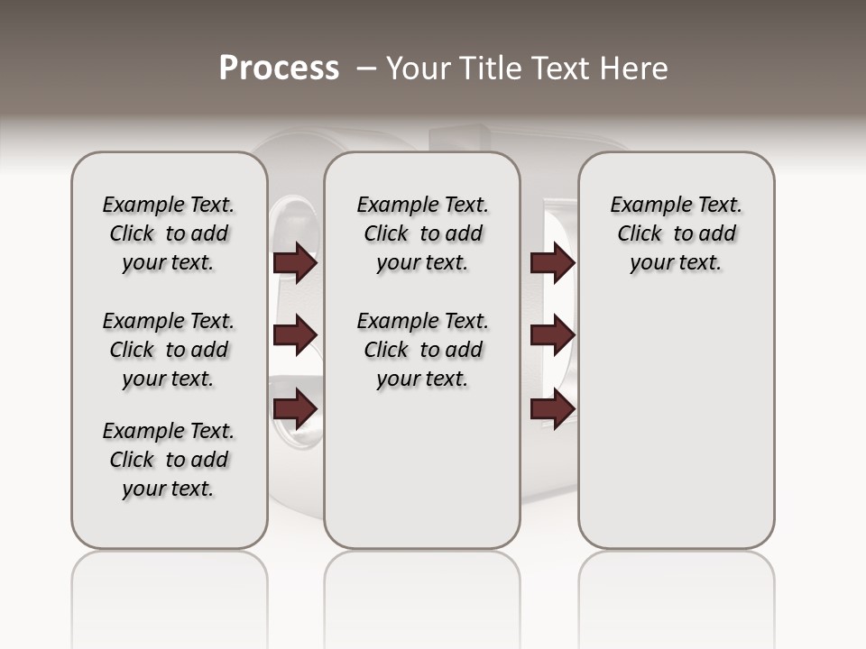 Three-Dimensional Text Solid PowerPoint Template