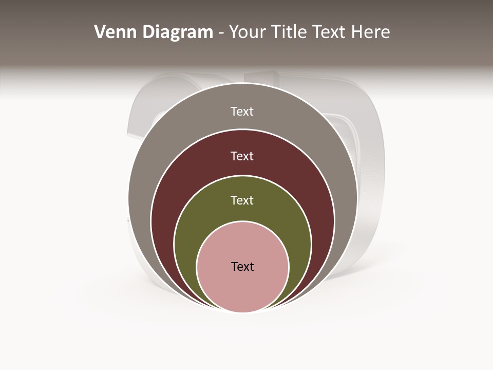 Three-Dimensional Text Solid PowerPoint Template