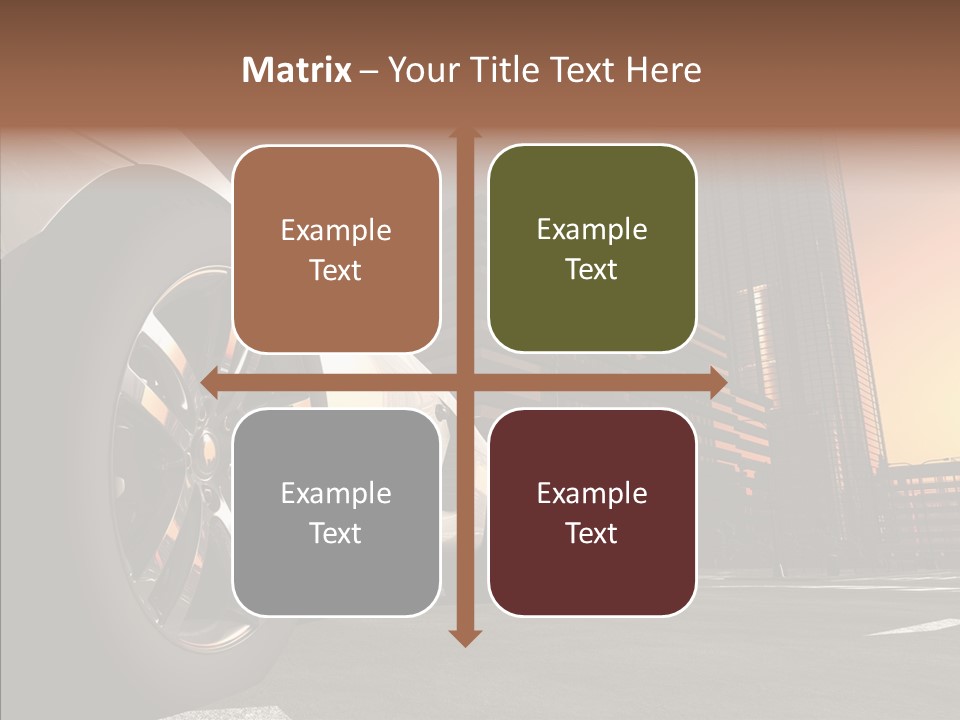 Urban Engine Vehicle PowerPoint Template