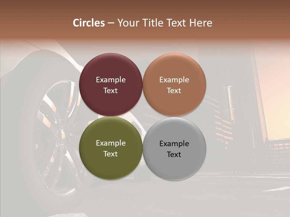 Urban Engine Vehicle PowerPoint Template