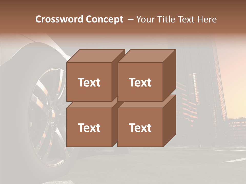 Urban Engine Vehicle PowerPoint Template