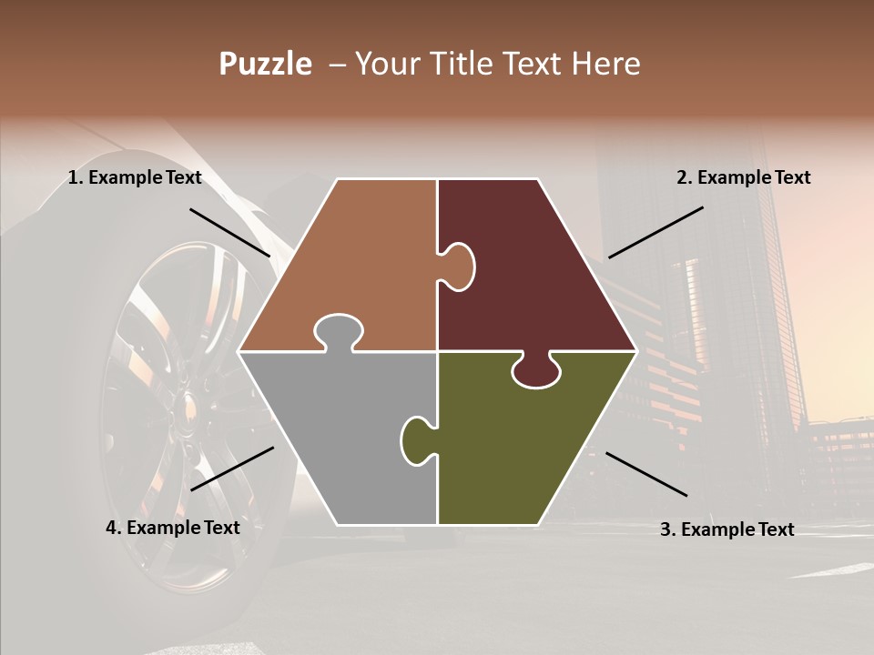 Urban Engine Vehicle PowerPoint Template