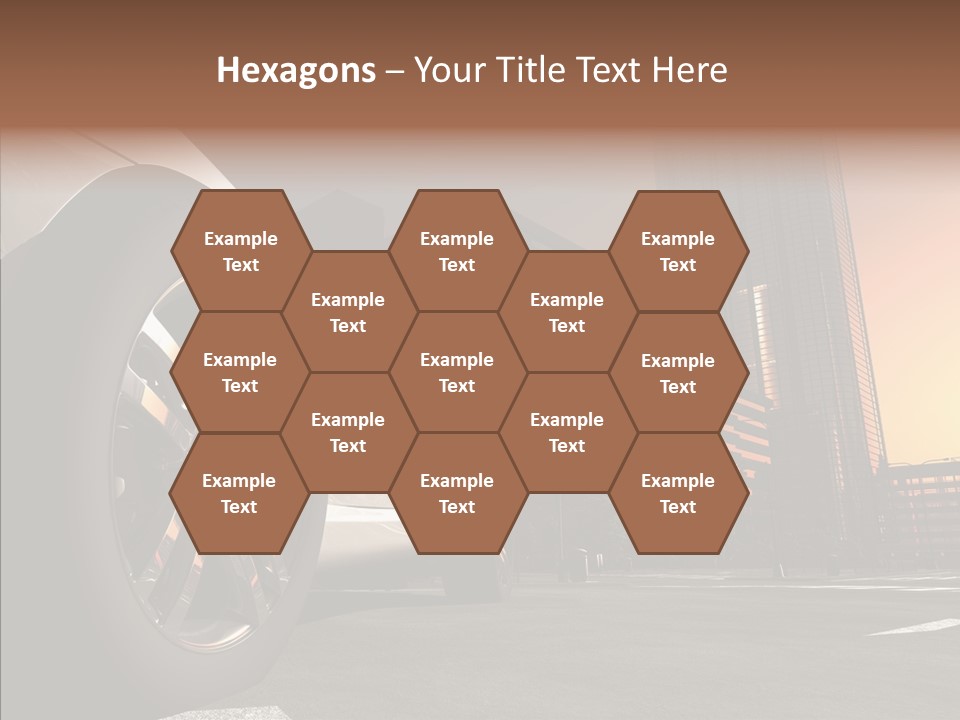 Urban Engine Vehicle PowerPoint Template