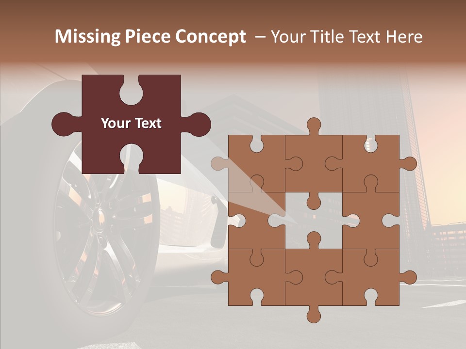 Urban Engine Vehicle PowerPoint Template