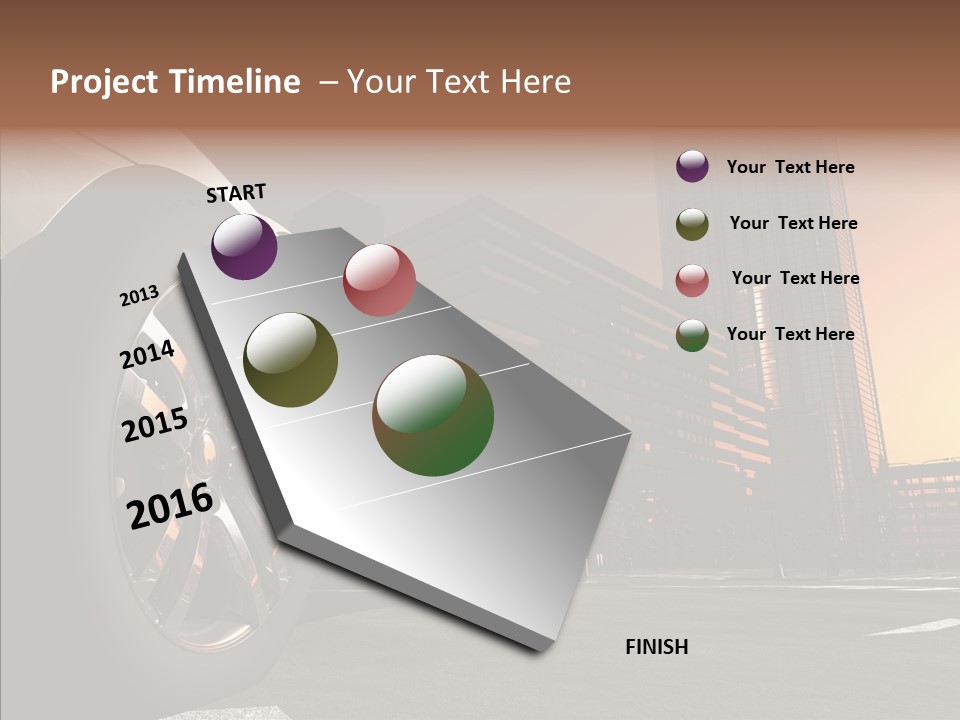 Urban Engine Vehicle PowerPoint Template