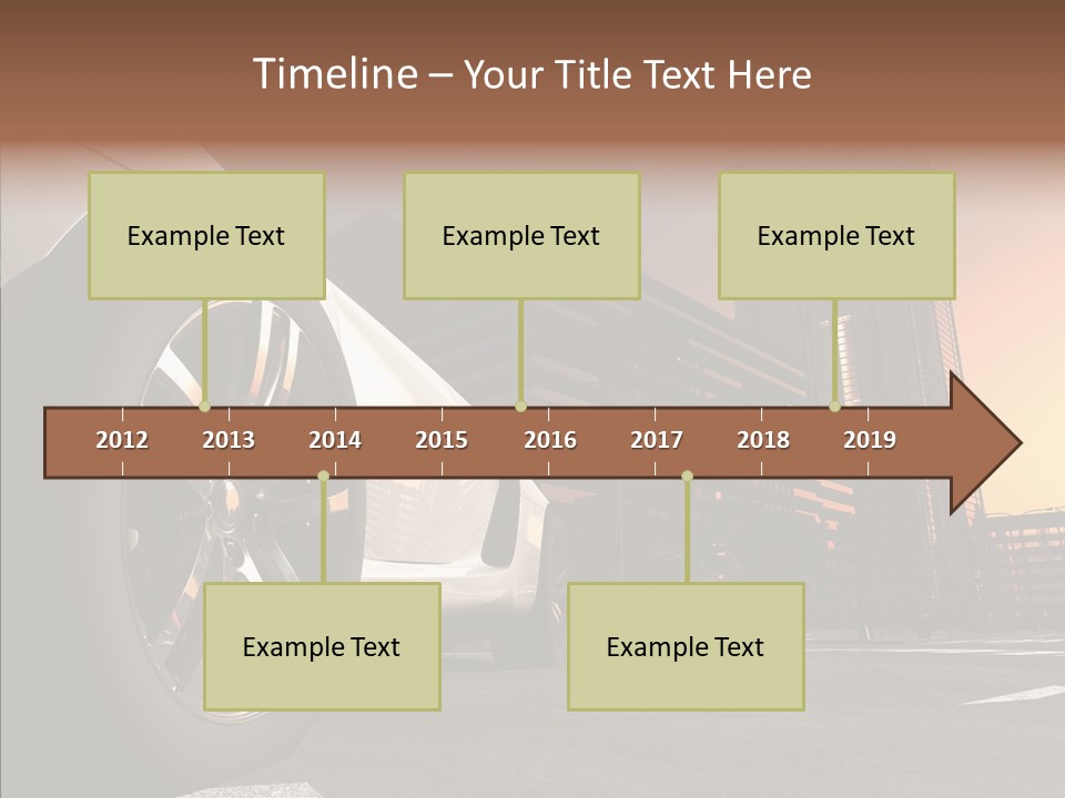 Urban Engine Vehicle PowerPoint Template