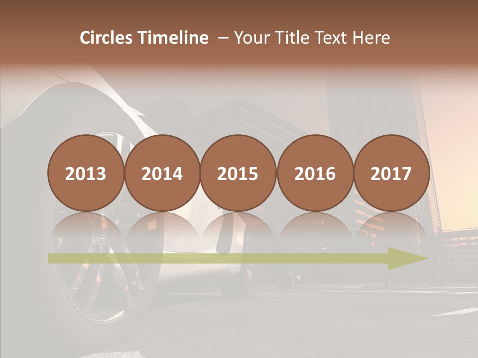 Urban Engine Vehicle PowerPoint Template