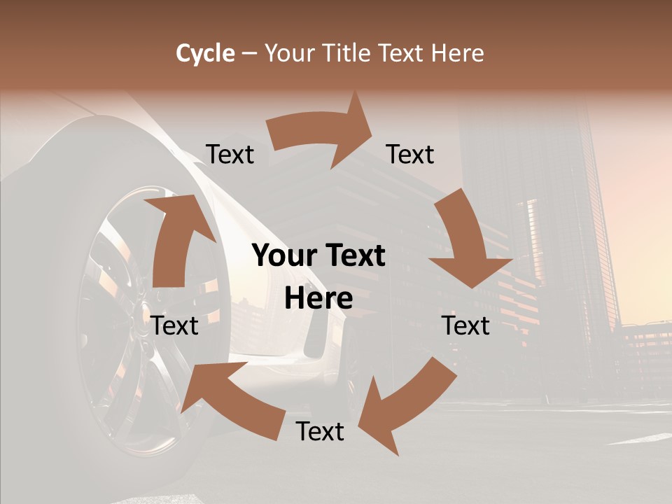 Urban Engine Vehicle PowerPoint Template