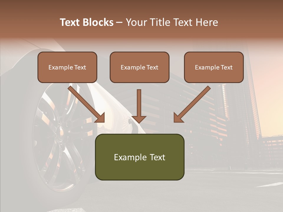 Urban Engine Vehicle PowerPoint Template