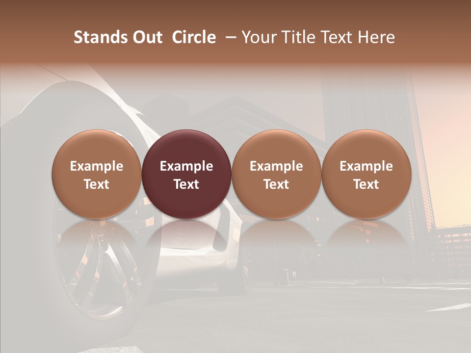 Urban Engine Vehicle PowerPoint Template