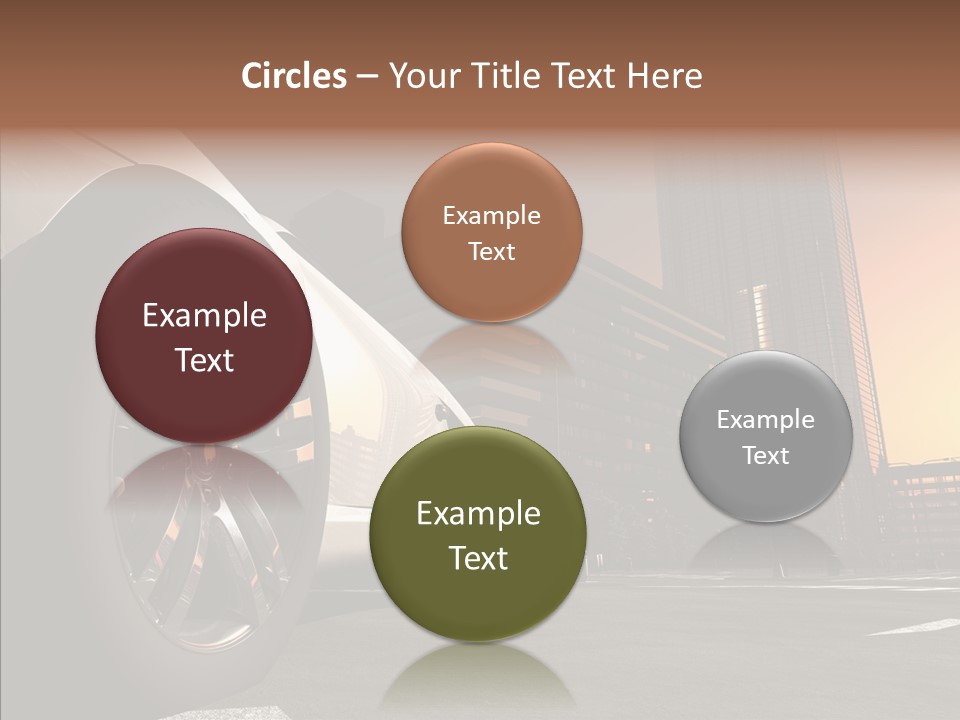 Urban Engine Vehicle PowerPoint Template