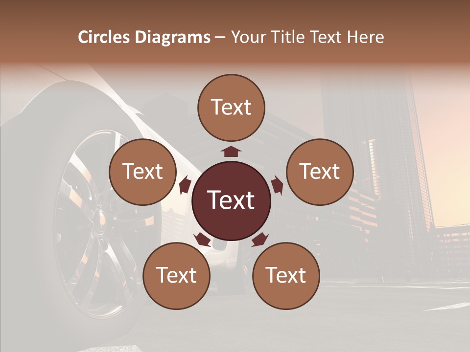 Urban Engine Vehicle PowerPoint Template