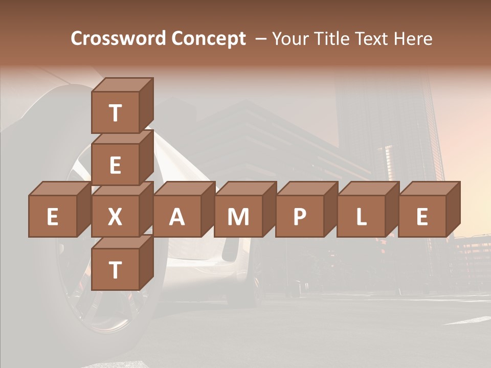 Urban Engine Vehicle PowerPoint Template