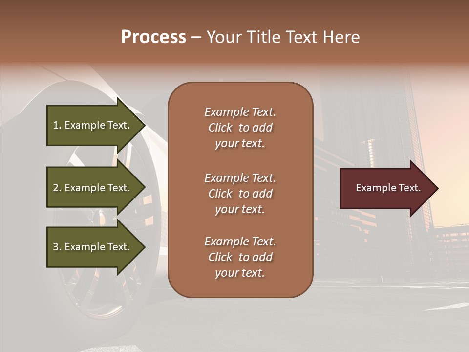 Urban Engine Vehicle PowerPoint Template