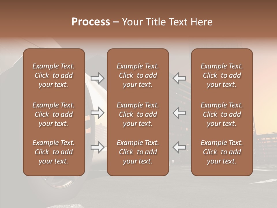 Urban Engine Vehicle PowerPoint Template
