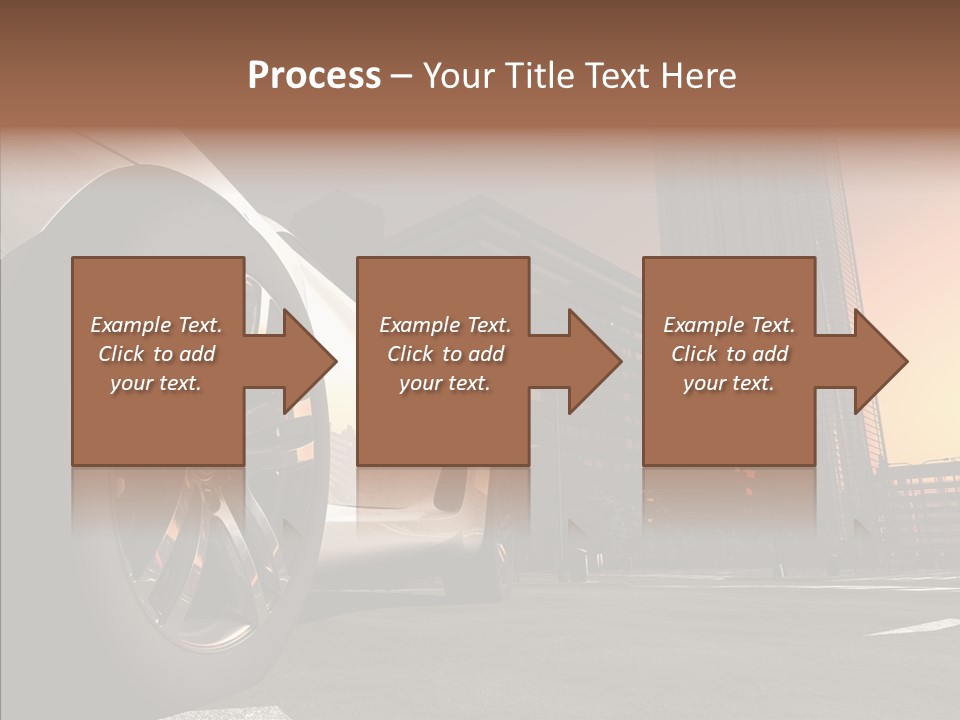 Urban Engine Vehicle PowerPoint Template