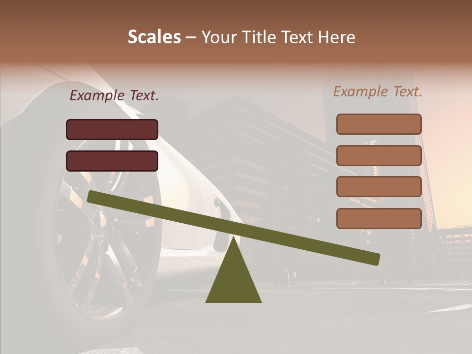 Urban Engine Vehicle PowerPoint Template