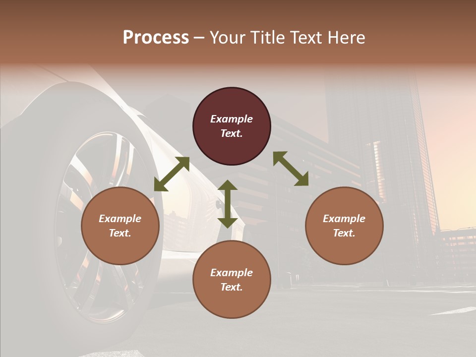 Urban Engine Vehicle PowerPoint Template