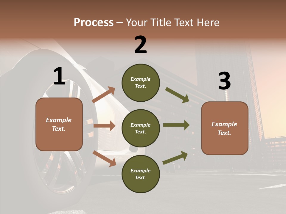 Urban Engine Vehicle PowerPoint Template