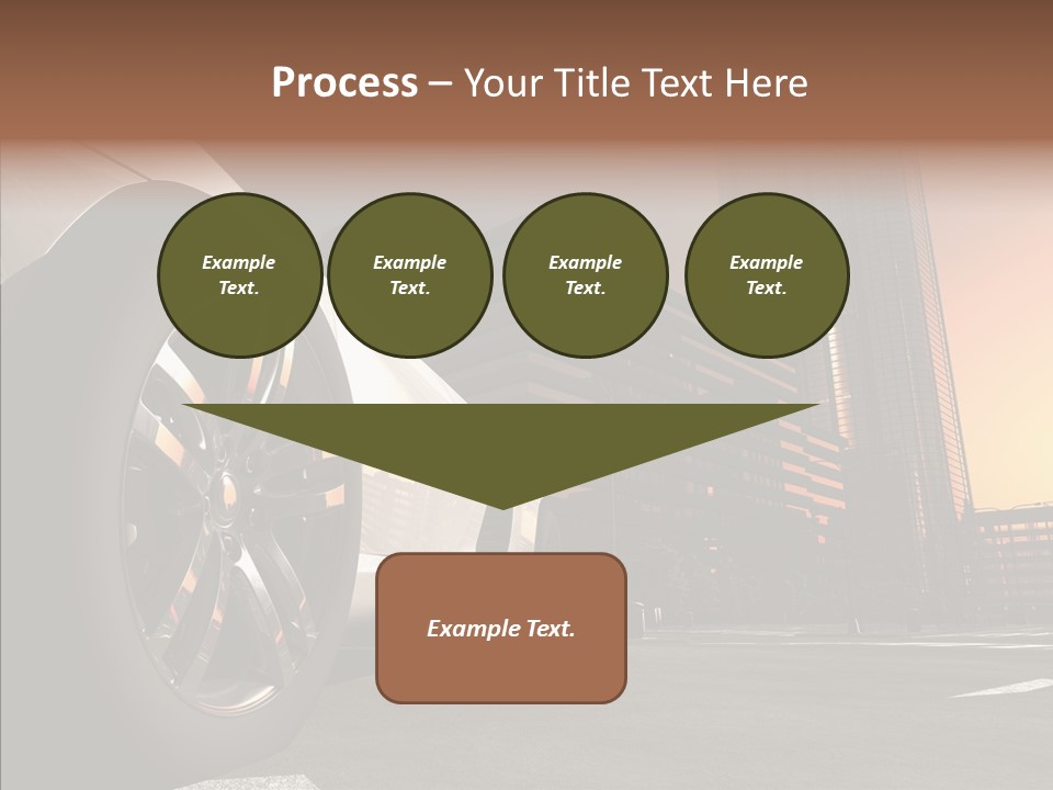 Urban Engine Vehicle PowerPoint Template