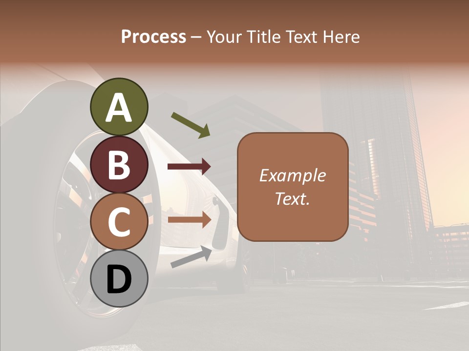 Urban Engine Vehicle PowerPoint Template