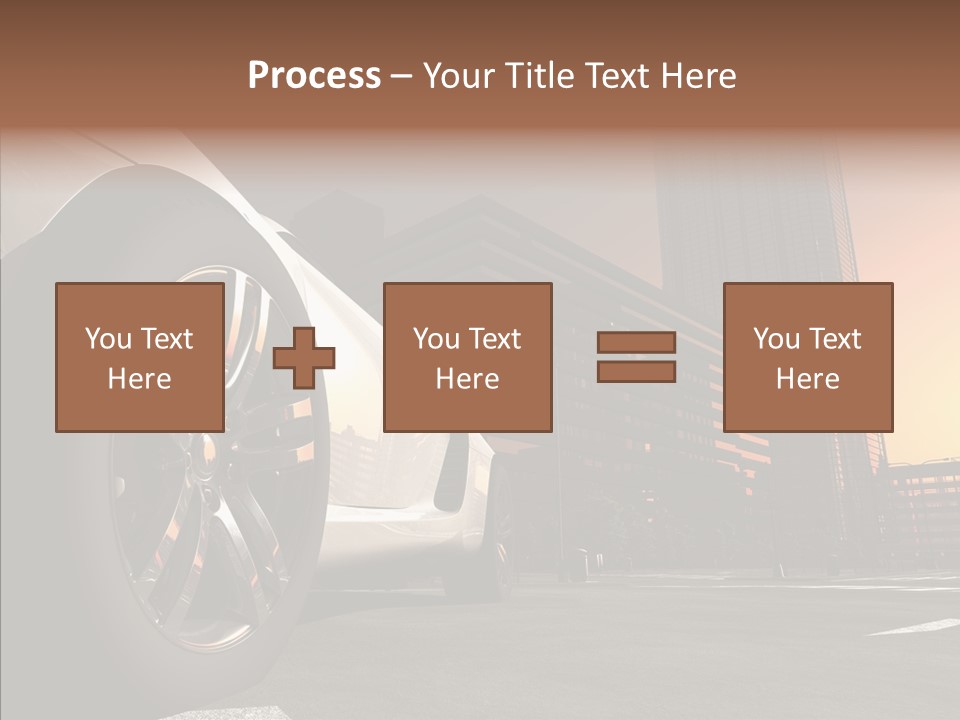Urban Engine Vehicle PowerPoint Template