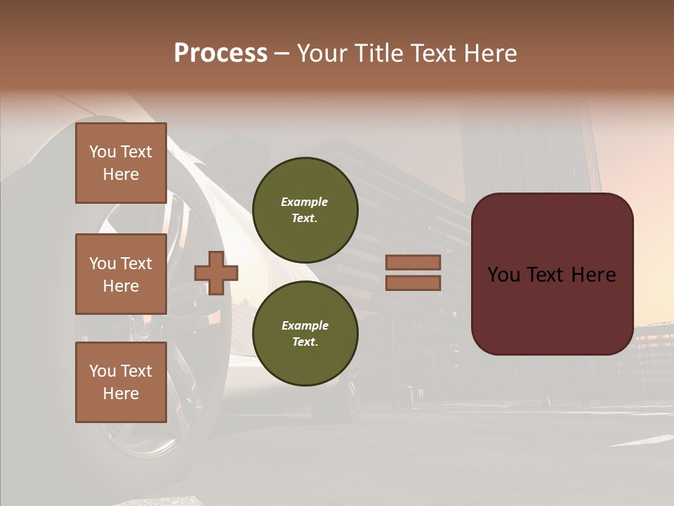 Urban Engine Vehicle PowerPoint Template