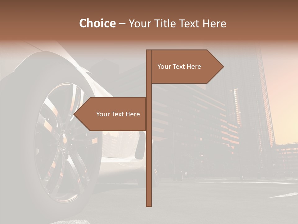 Urban Engine Vehicle PowerPoint Template