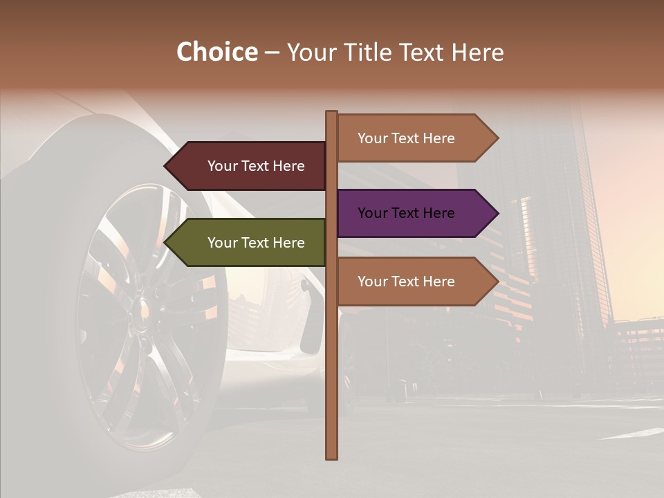 Urban Engine Vehicle PowerPoint Template