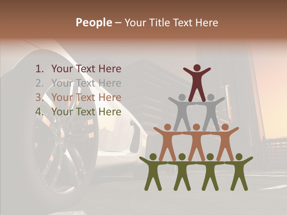 Urban Engine Vehicle PowerPoint Template