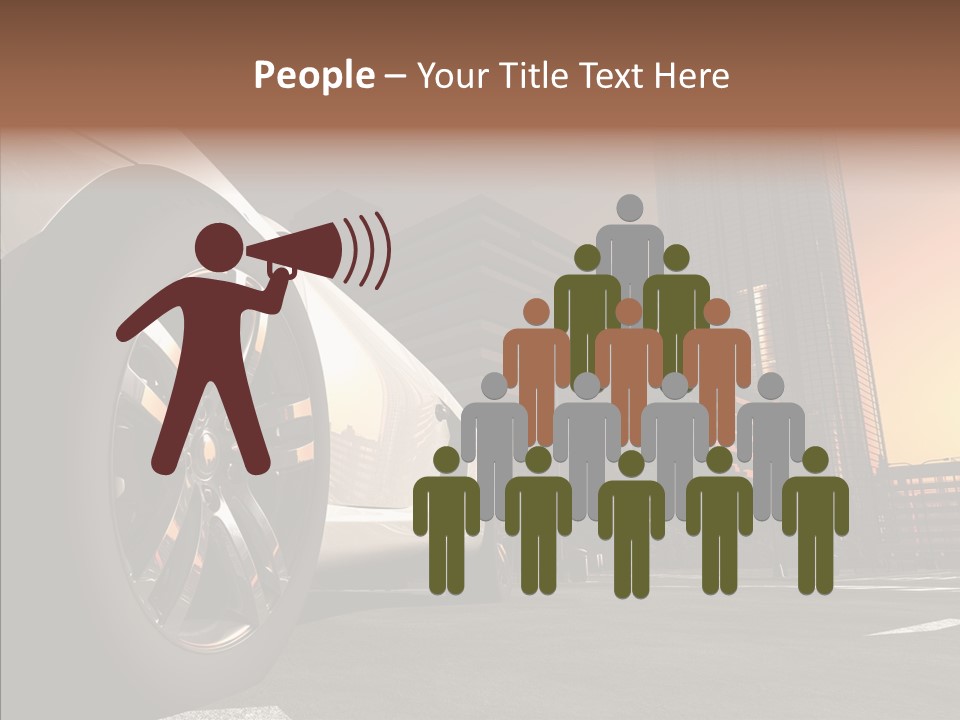 Urban Engine Vehicle PowerPoint Template