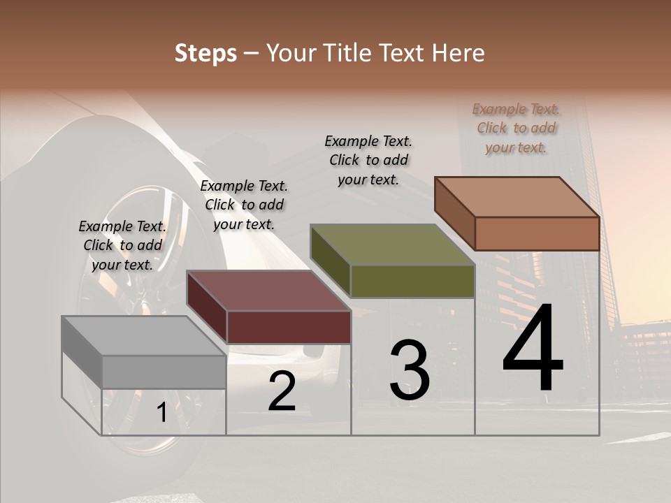 Urban Engine Vehicle PowerPoint Template