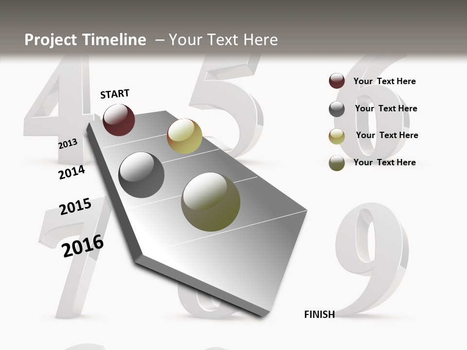 Number Two Birthday PowerPoint Template
