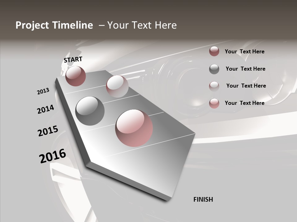 Sport Metallic Street PowerPoint Template