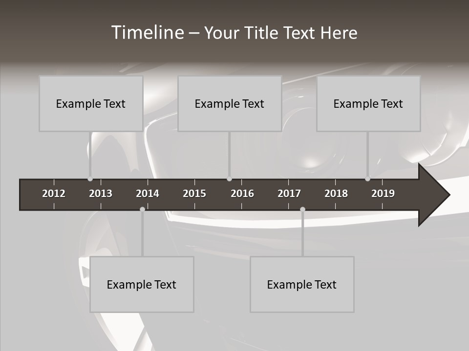 Sport Metallic Street PowerPoint Template