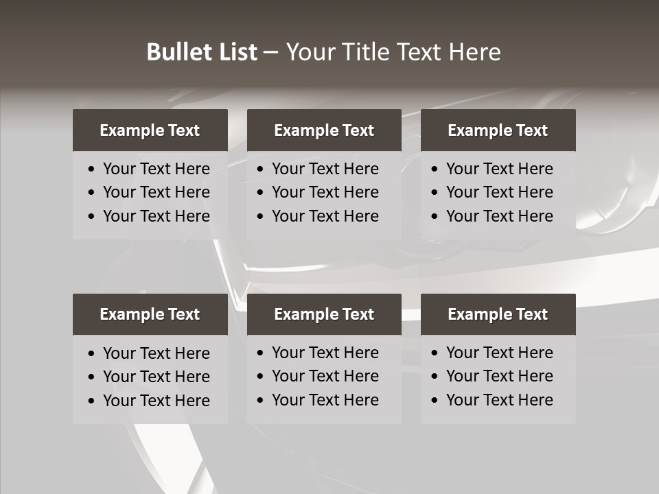 Sport Metallic Street PowerPoint Template