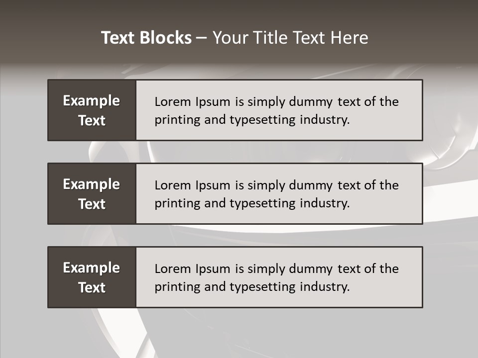 Sport Metallic Street PowerPoint Template