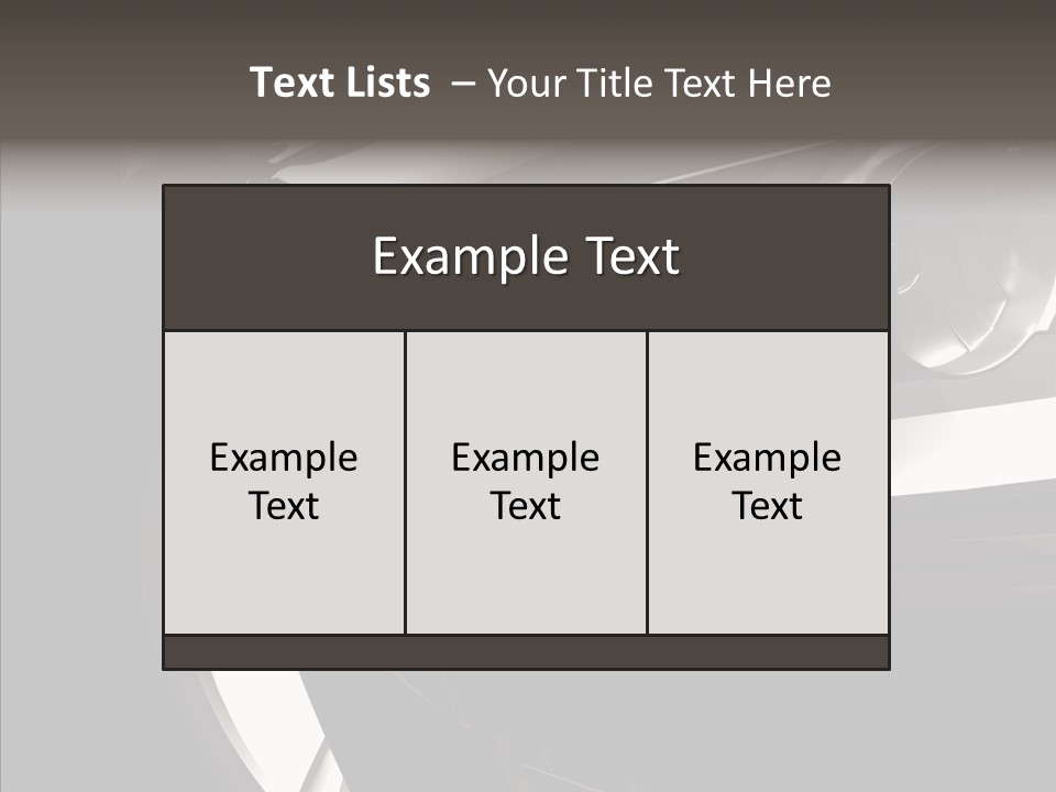 Sport Metallic Street PowerPoint Template