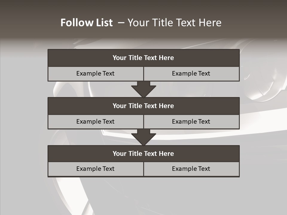 Sport Metallic Street PowerPoint Template