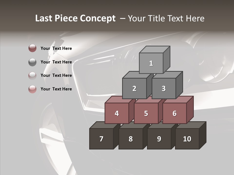 Sport Metallic Street PowerPoint Template