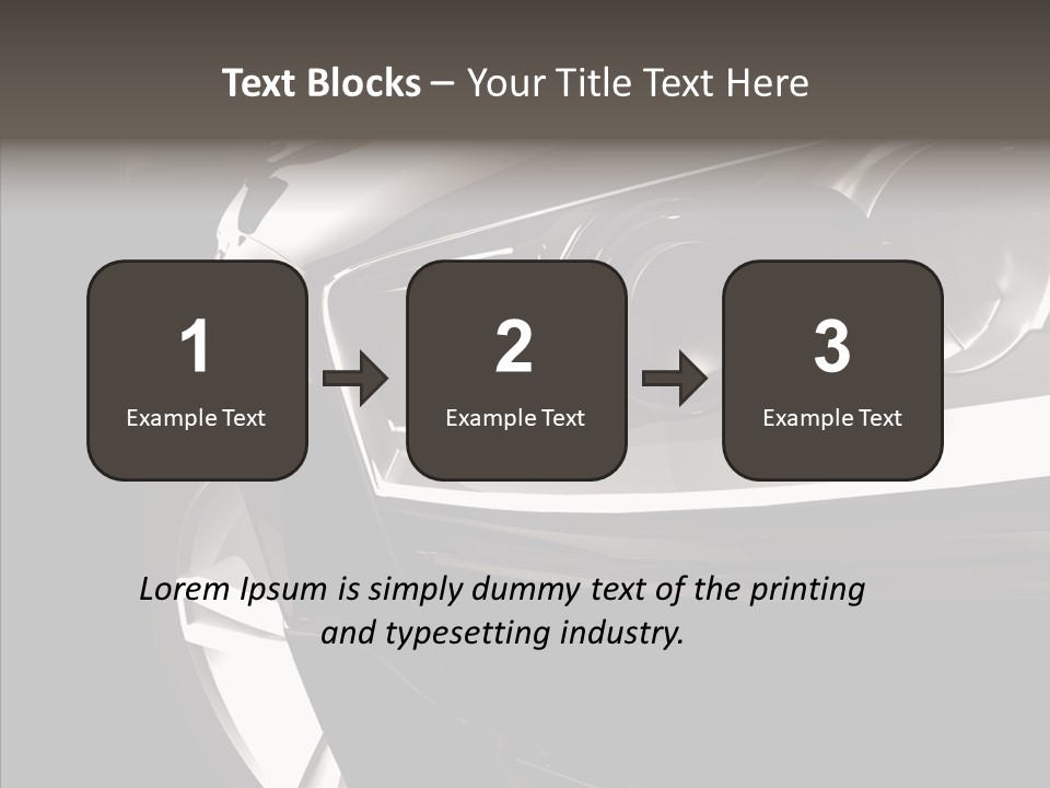 Sport Metallic Street PowerPoint Template