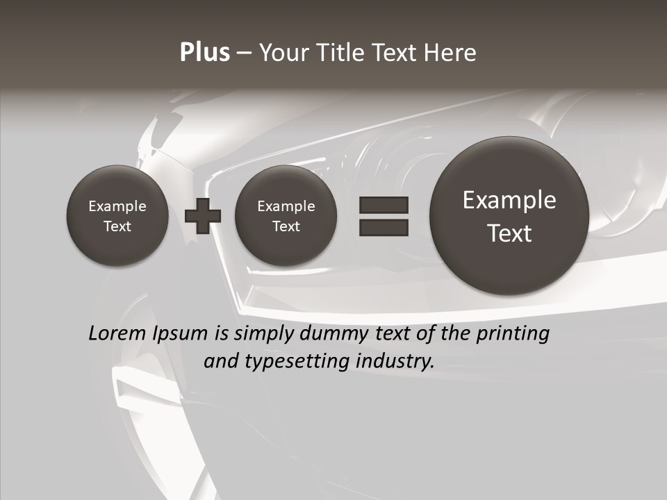 Sport Metallic Street PowerPoint Template