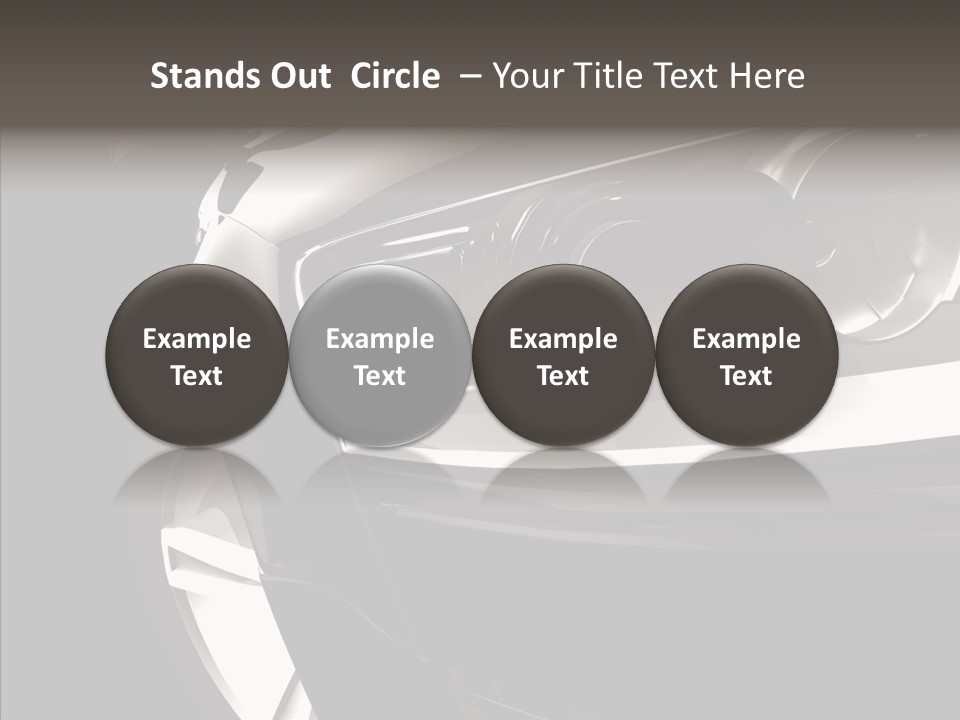 Sport Metallic Street PowerPoint Template