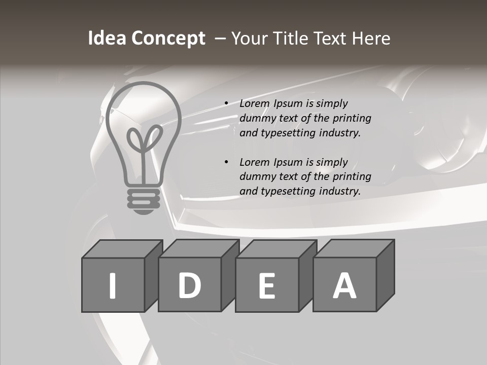 Sport Metallic Street PowerPoint Template