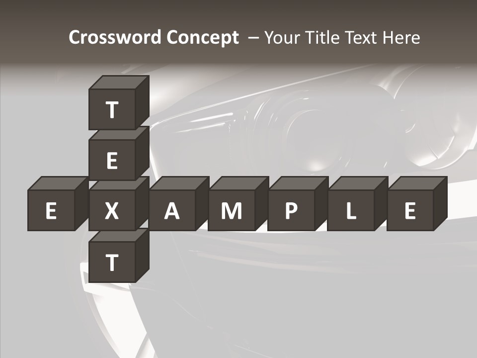 Sport Metallic Street PowerPoint Template